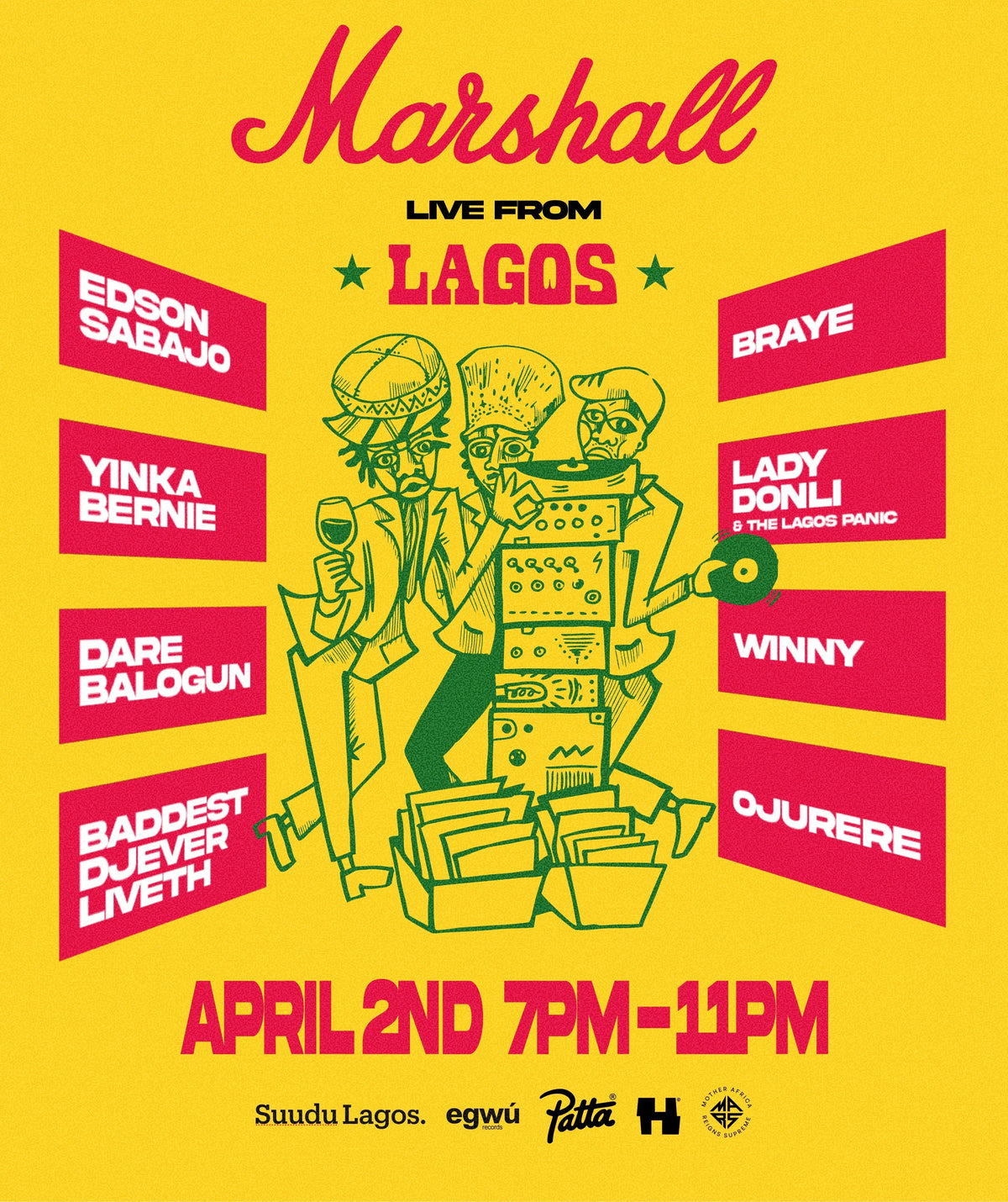 Marshall Live From Lagos Patta