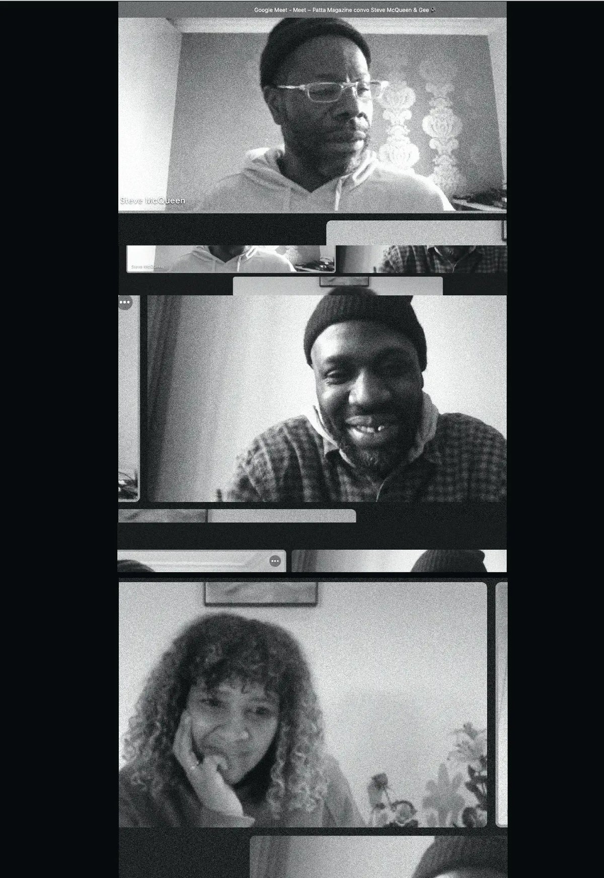 Steve McQueen and Guillaume Schmidt in Conversation Patta