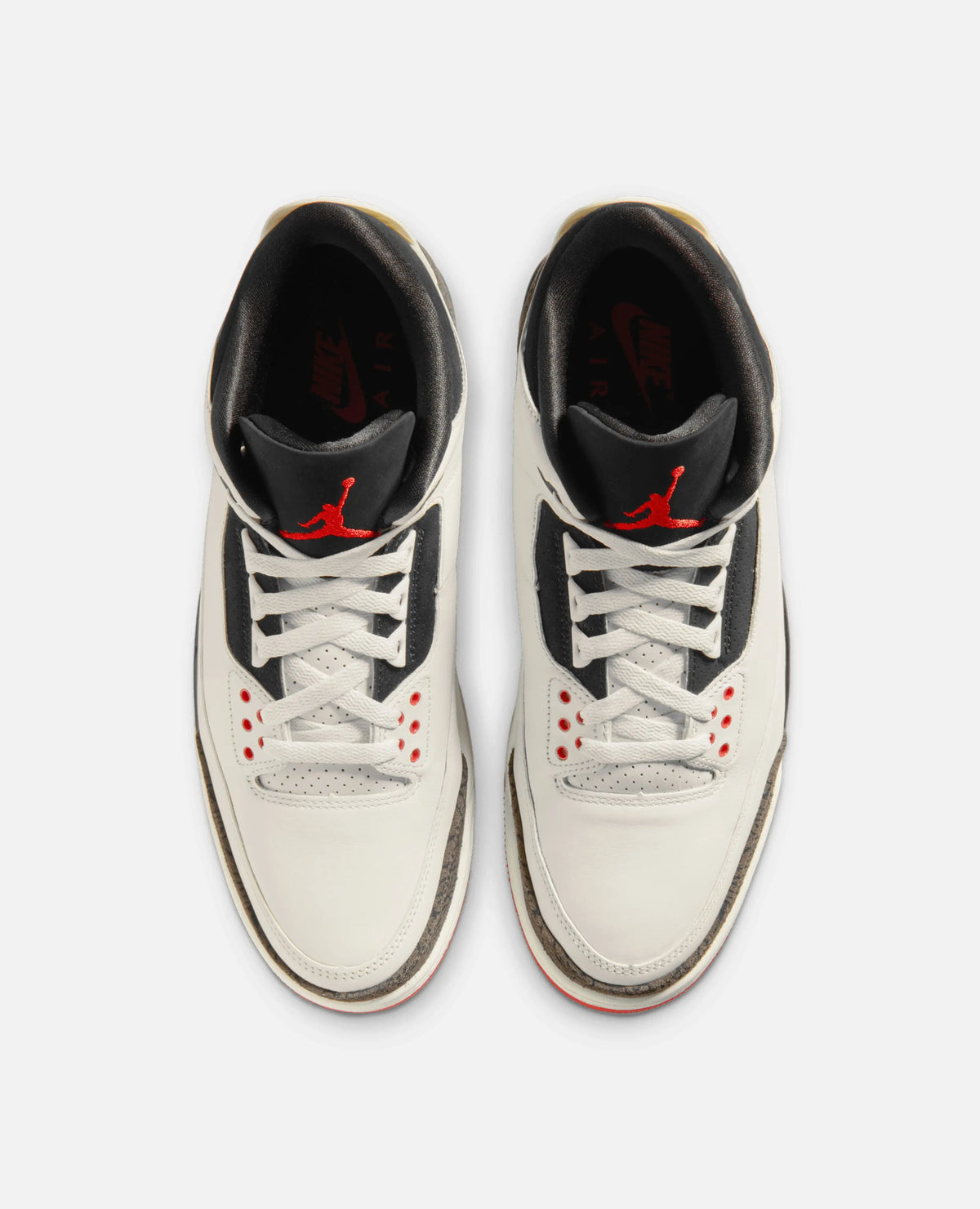 Air Jordan 3 Retro OG Nike (Sail/Black-Universal Red-Pale Ivory-Palomino) Nike
