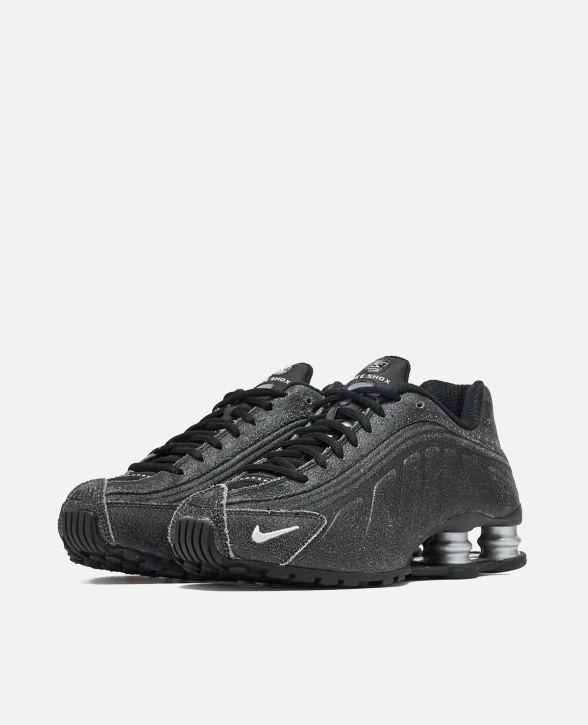 Nike Shox R4 QS (Black/Sail-LT Smoke Grey-Metallic Silver) Nike