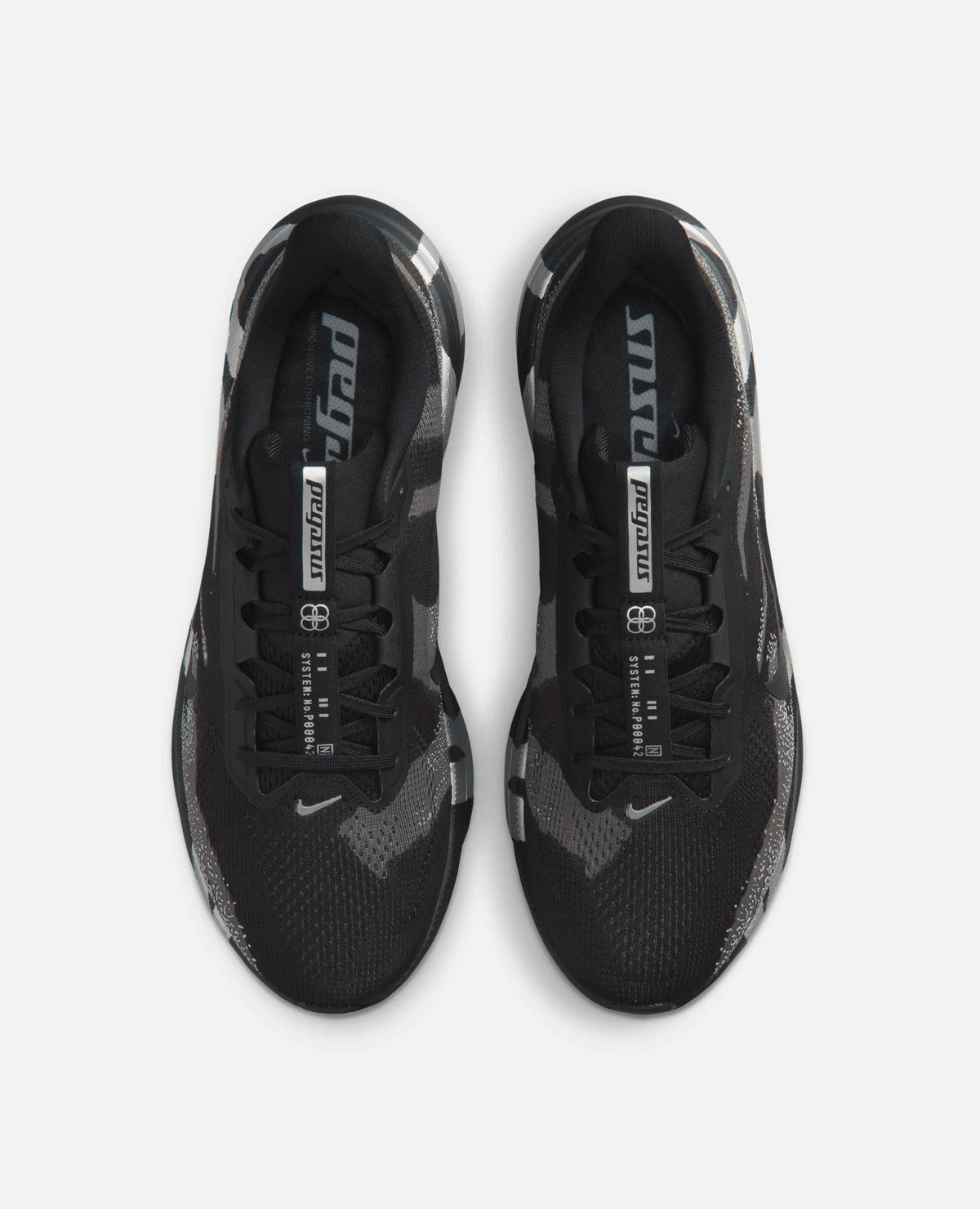 Nike Air Zoom Pegasus 42 Disrupt (Black/Black-Med Ash-Metallic Silver) Nike
