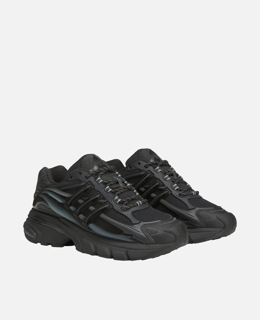 Adidas x Pharrell Williams Adistar Jellyfish sneakers in carbon black with chunky outsoles.