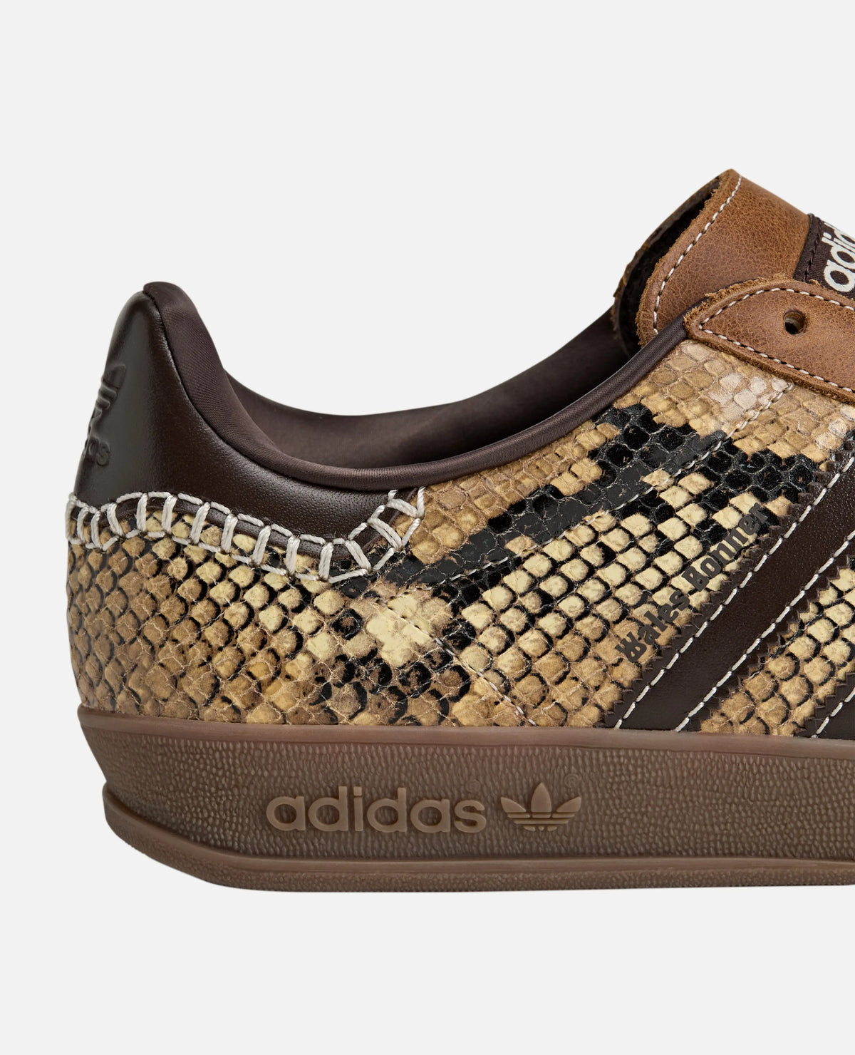 adidas WB Gazelle Snake (Super Color/Dark Brown/Won White) Adidas