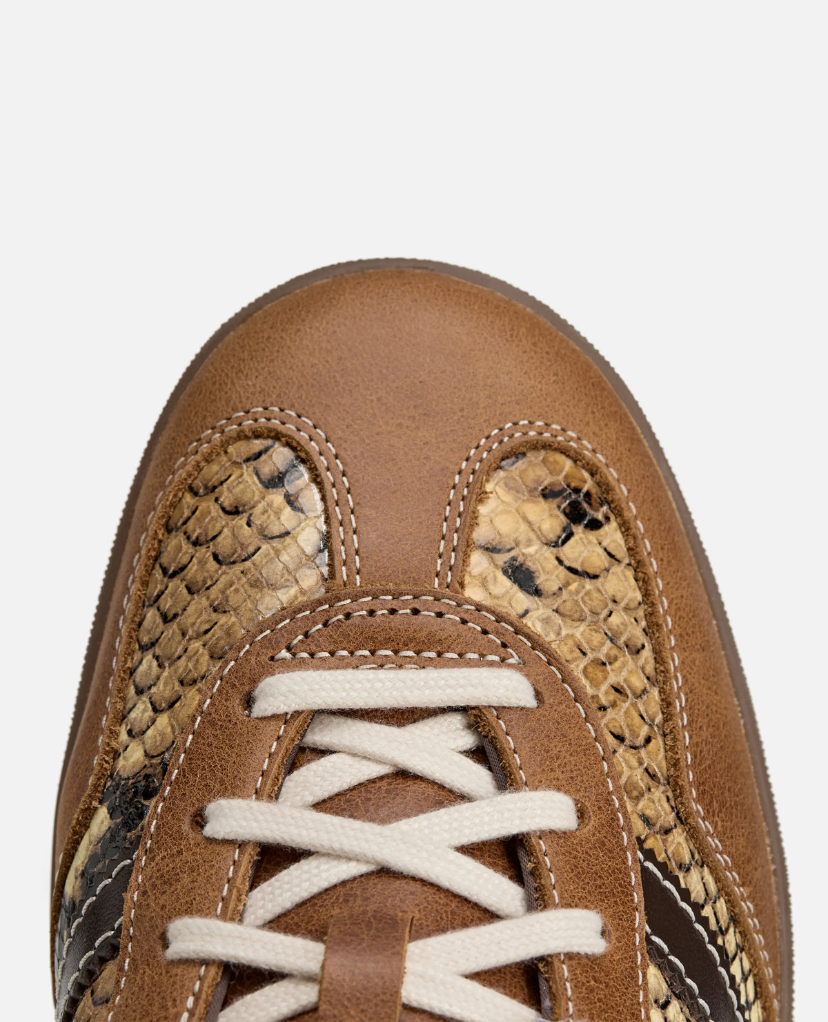 adidas WB Gazelle Snake (Super Color/Dark Brown/Won White) Adidas