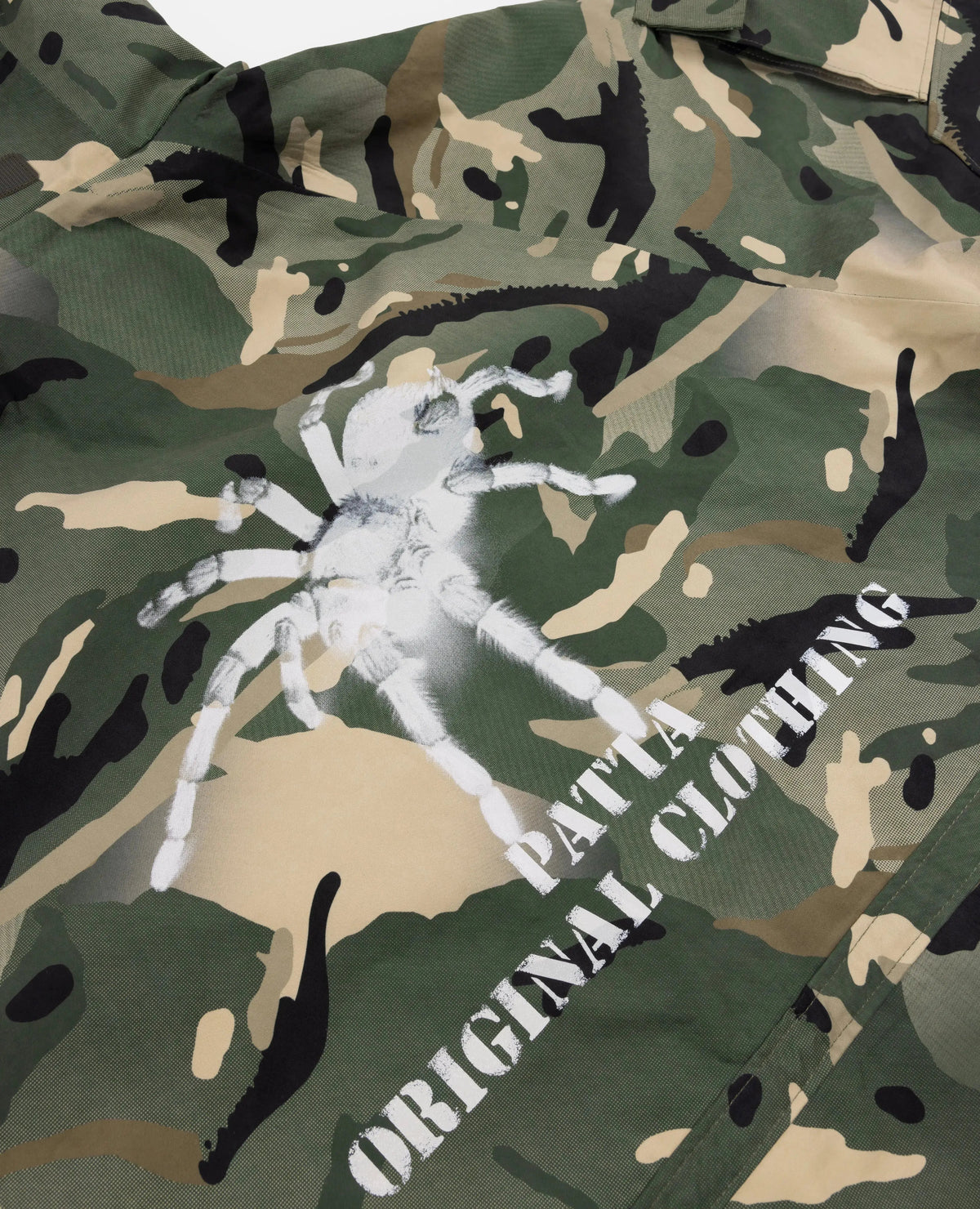 Patta Spray Camo Nylon Tactical Parka (Multi/Spray Camo) Patta