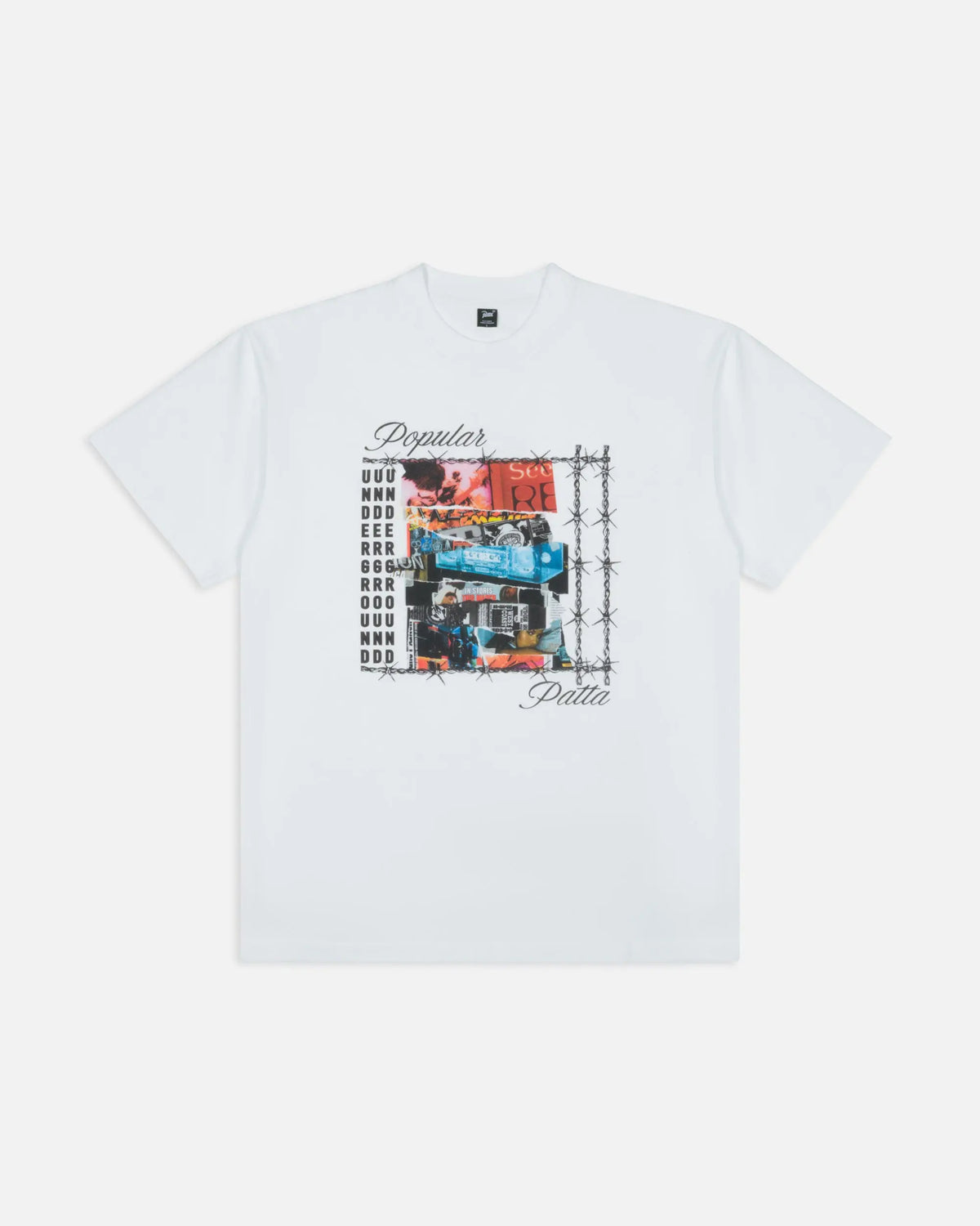 Patta Collage T-Shirt (White) Patta