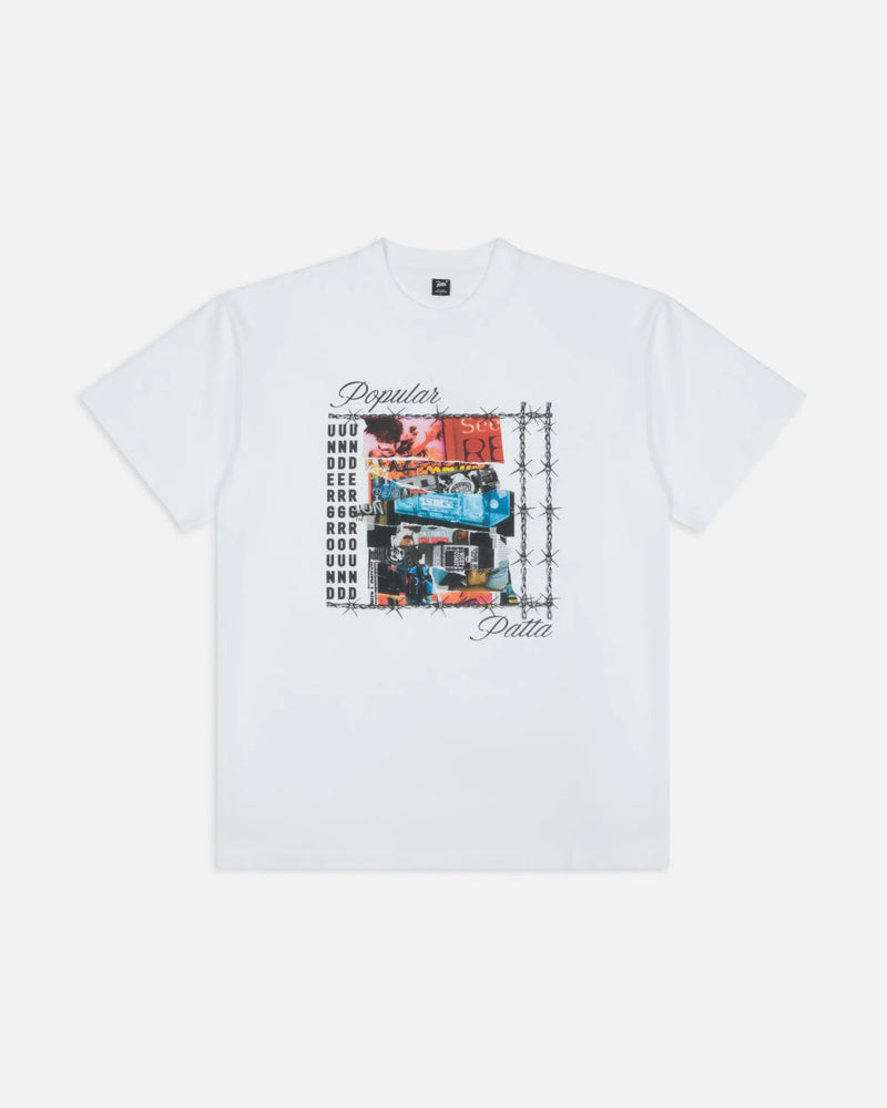 Patta Collage T-Shirt (White) Patta