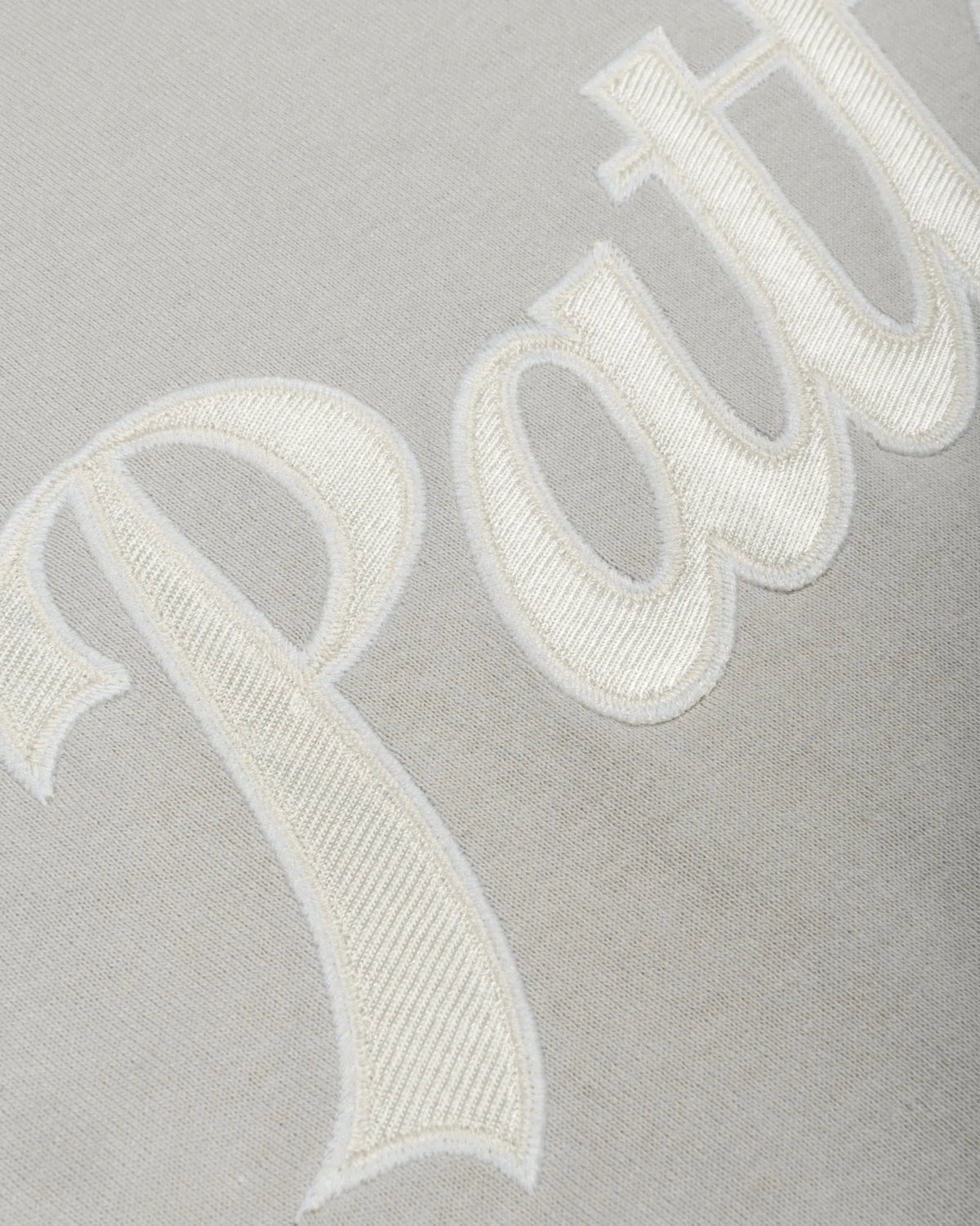 Patta Logo Twill Applique T-Shirt (Flint Gray) Patta