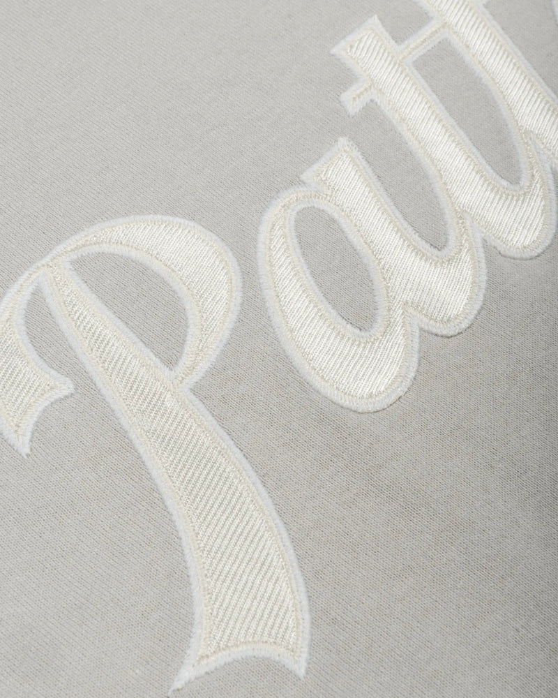 Patta Logo Twill Applique T-Shirt (Flint Gray) Patta