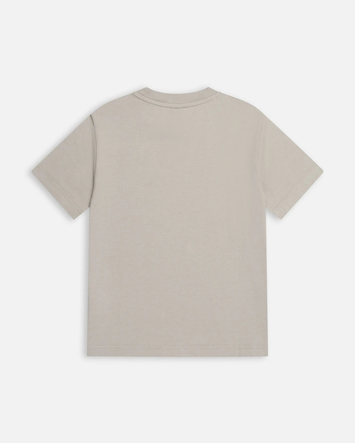 Back view of the Patta Kids Bunny T-Shirt in solid flint gray cotton fabric.