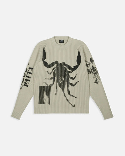 Patta Scorpio Knitted Jumper (Plaza Taupe) Patta