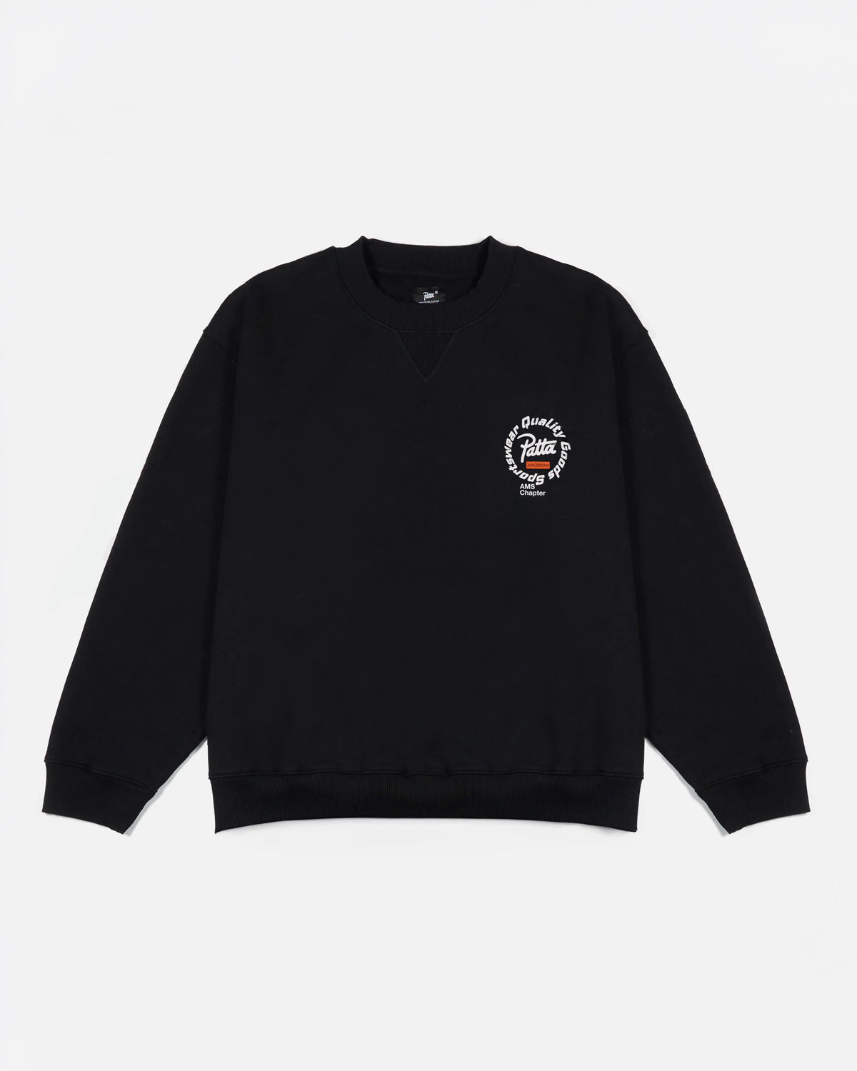 Patta Amsterdam Chapter Crewneck Sweater (Black) Patta