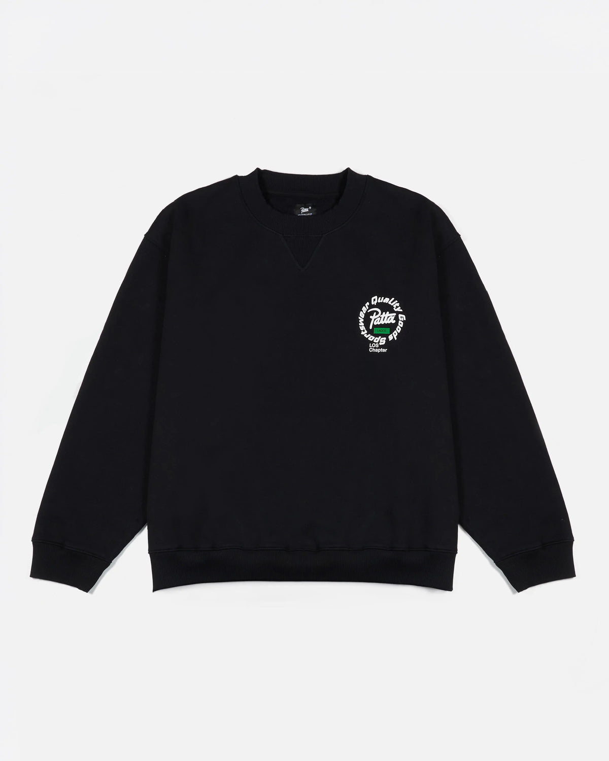 Patta Lagos Chapter Crewneck Sweater (Black) Patta