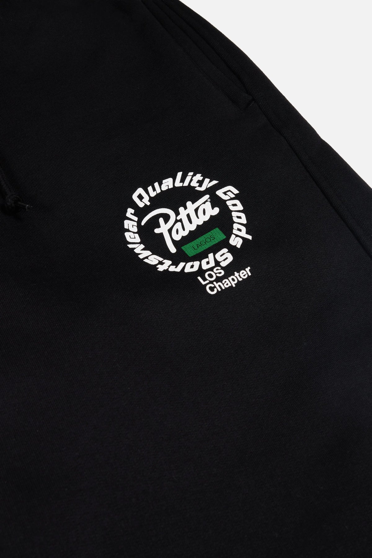 Patta Lagos Chapter Straight Leg Jogging Pants (Black) Patta