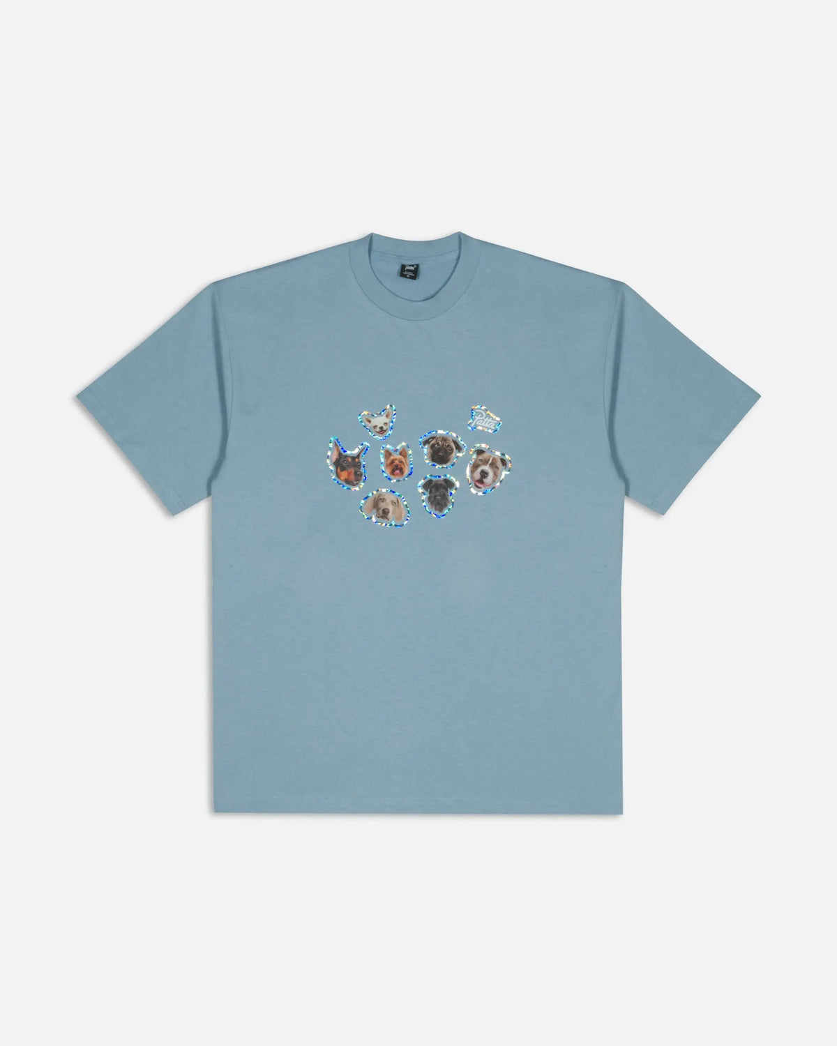 Patta Dogs T-Shirt (Dusty Blue) Patta