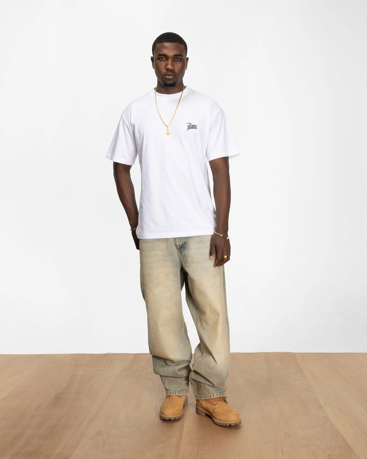 Patta Croco T-shirt (White) Patta