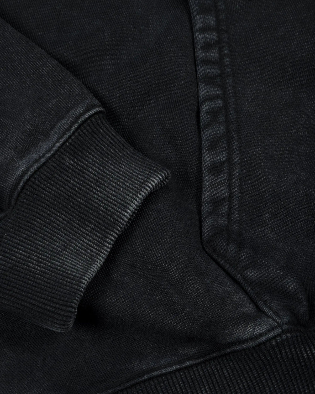 Patta Loopback Logo Zip Hooded Sweater (Moonless Night) Patta