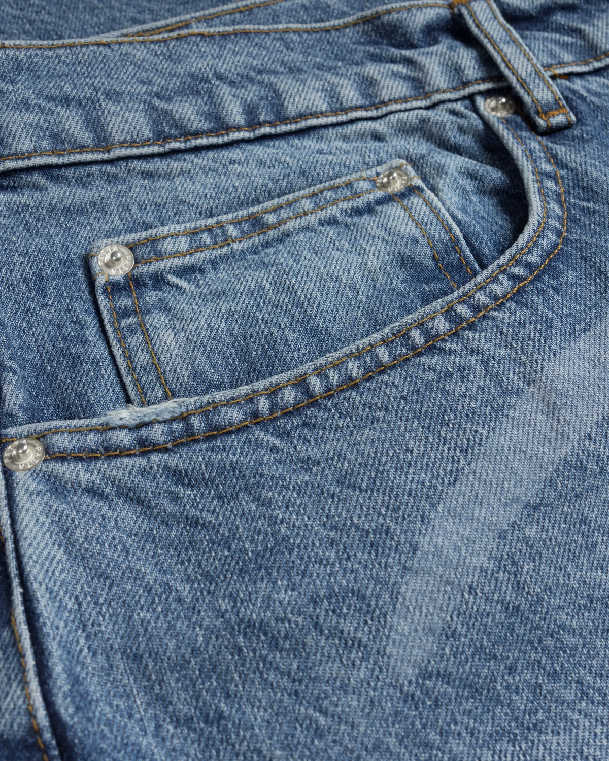 Patta Laserprint Whiskers Denim Pants (Light Blue Denim) Patta
