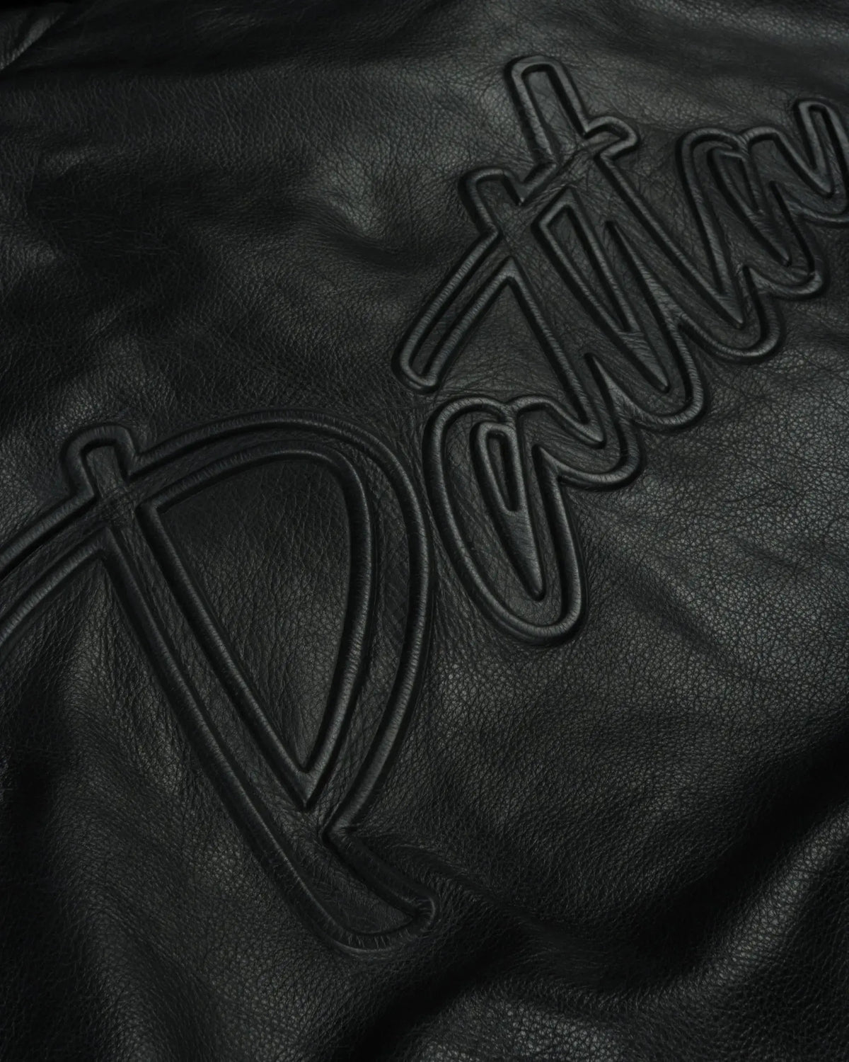 Patta Leather Bomber Jacket (Black) Patta
