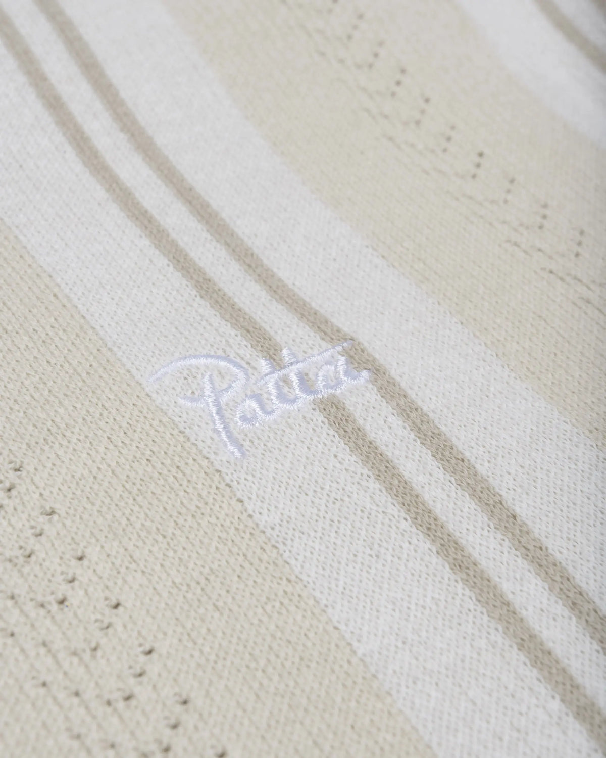 Patta Knitted Football Shirt (Oatmeal) Patta