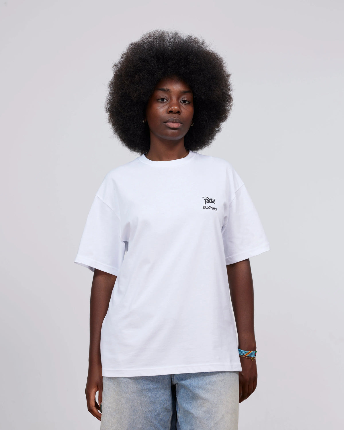 Patta x BLK NWS T-Shirt (White) Patta