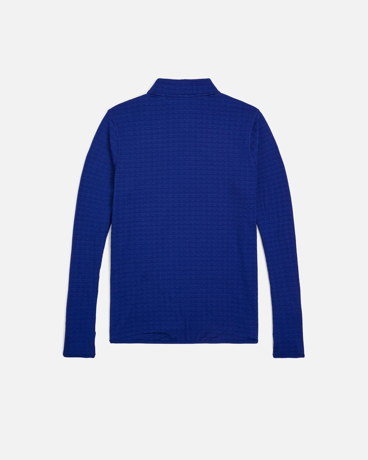 Back view of the Nike x Patta Running Team half-zip longsleeve top in deep royal blue.