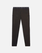 Nike x Patta Running Team leggings in black ribbed fabric with branded waistband and side pockets.
