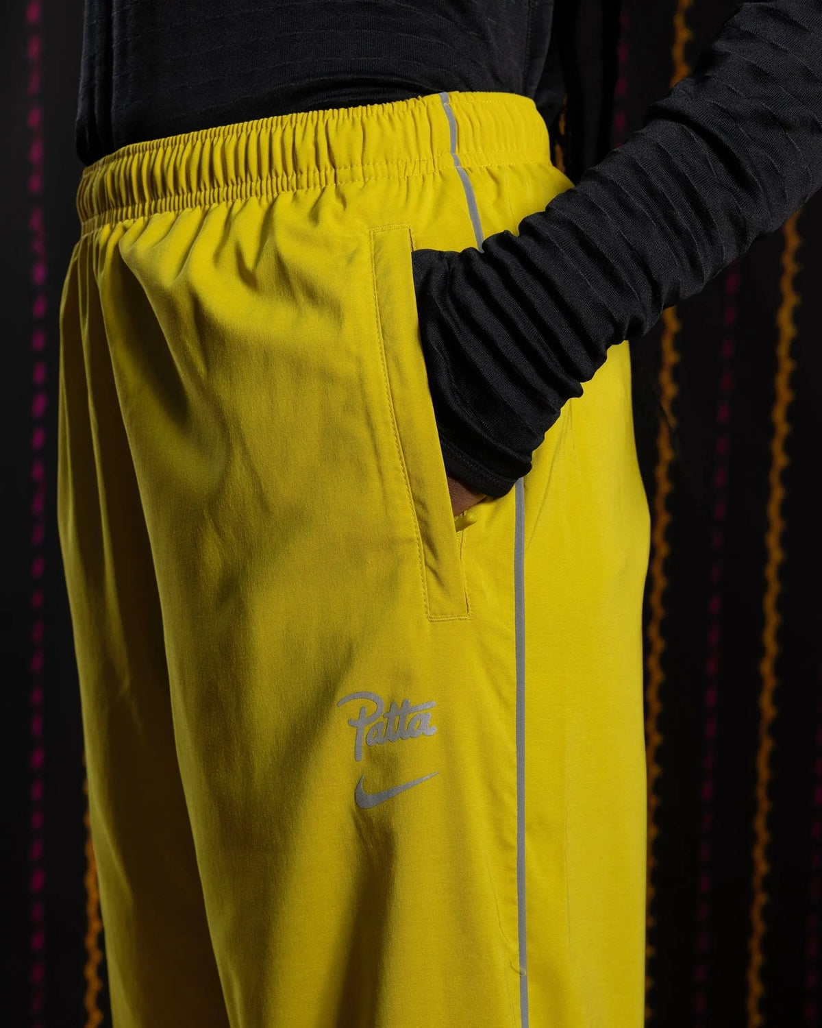 Nike x Patta Running Team Track Pants (Saffron Quartz) - Patta