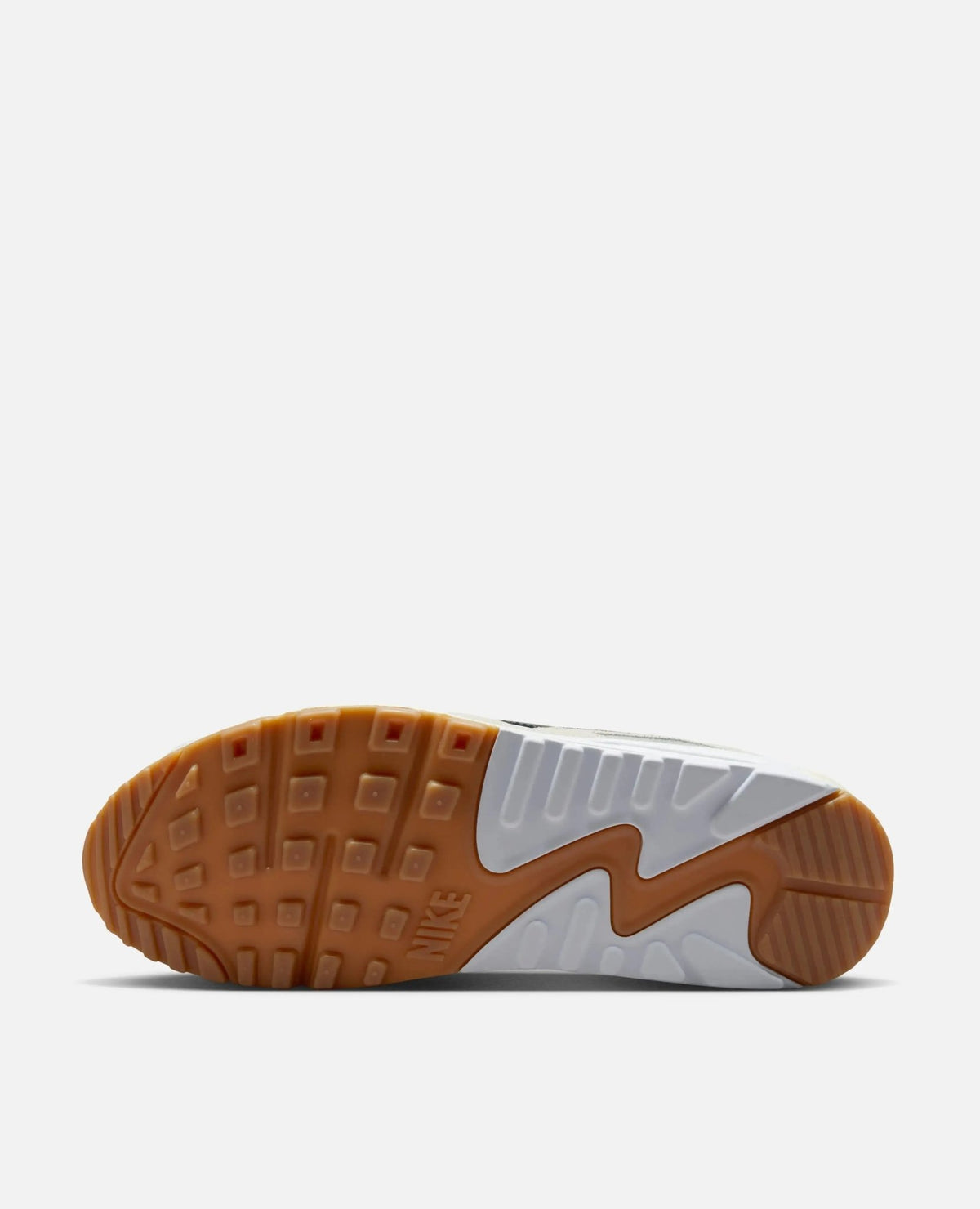Gum rubber waffle outsole of the Patta x Nike Air Max 90 SP sneaker.