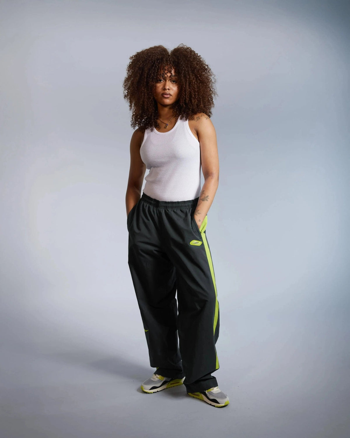 Patta x Nike NRG Track Pant (Black/Cyber) - Patta